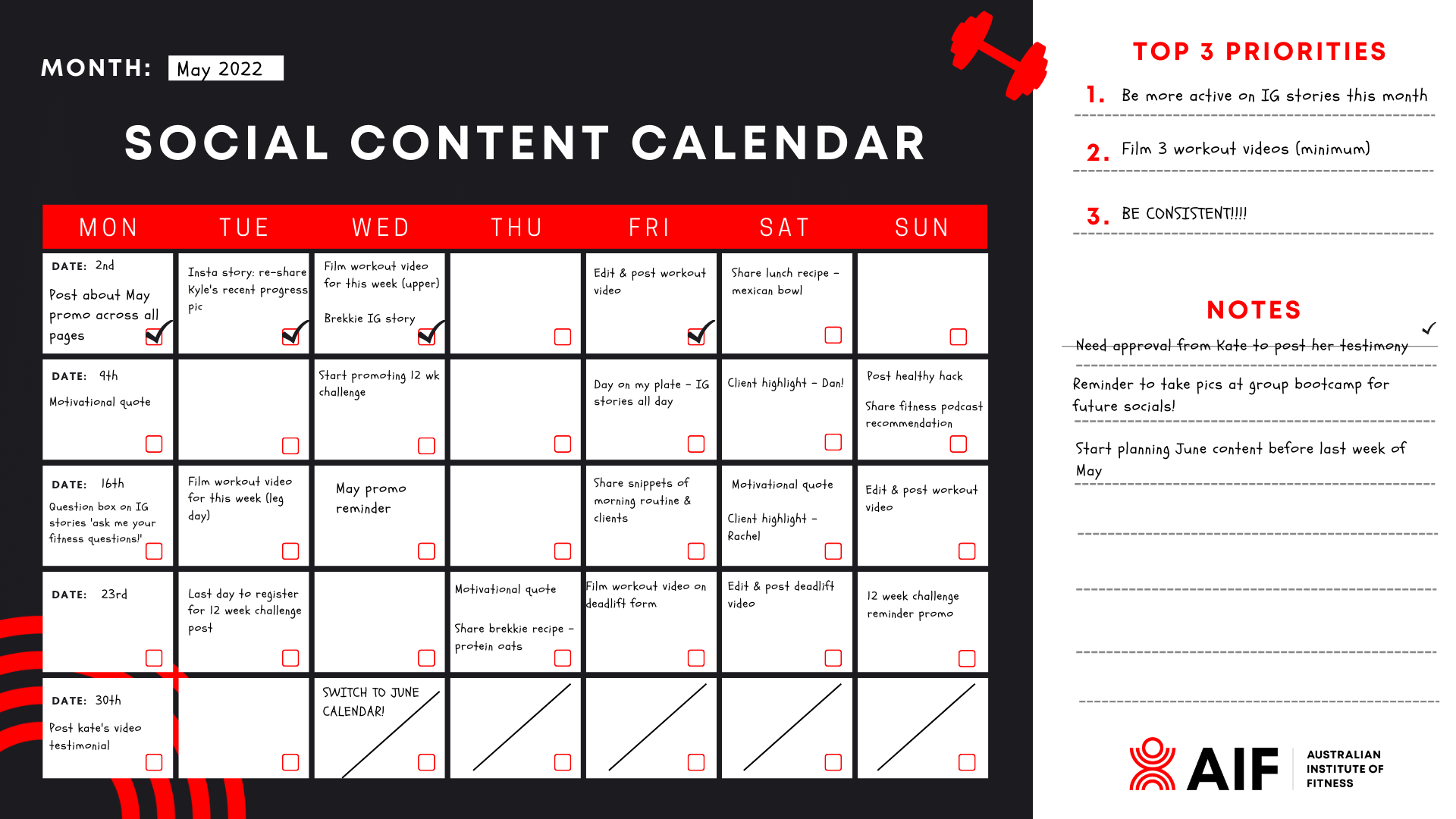 b2b content marketing strategy- Content Plan and Calendar Diagram