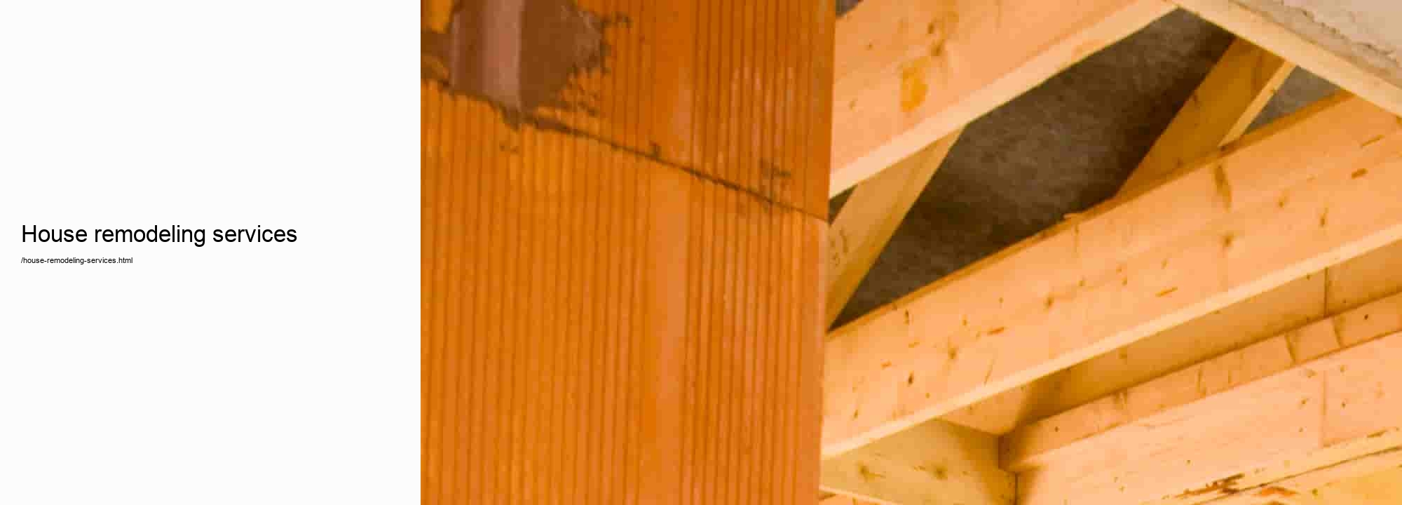 house remodeling services