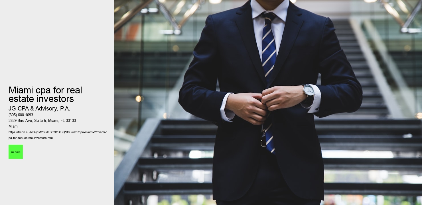 miami cpa for real estate investors