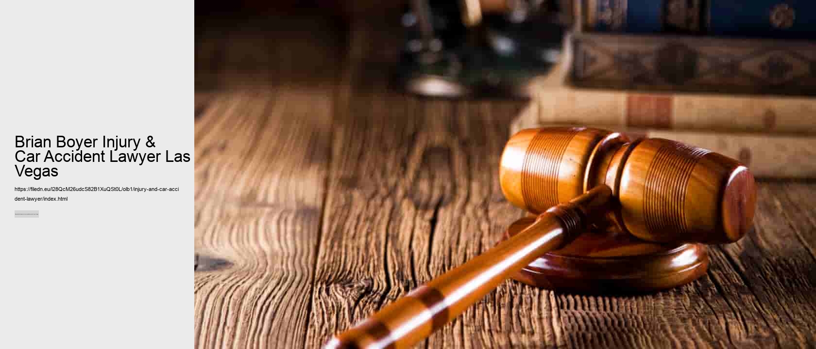 Brian Boyer Injury & Car Accident Lawyer Las Vegas