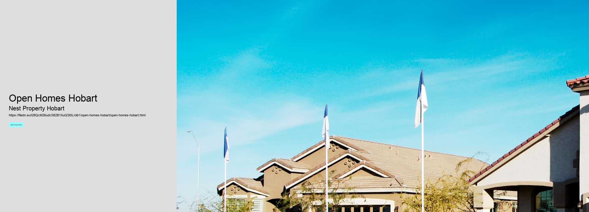 Open Homes Hobart