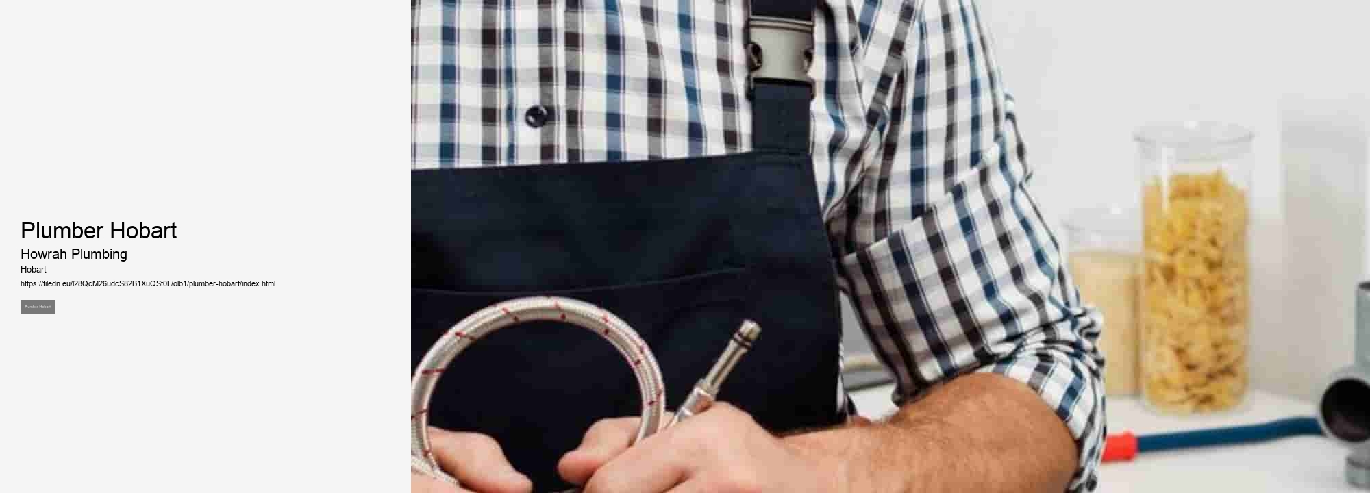 Plumber Hobart