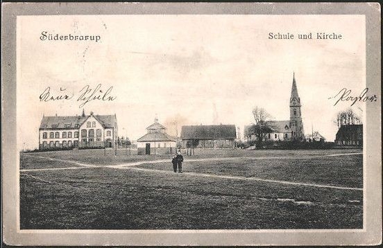 SuederbrarupSchuleKirche1912