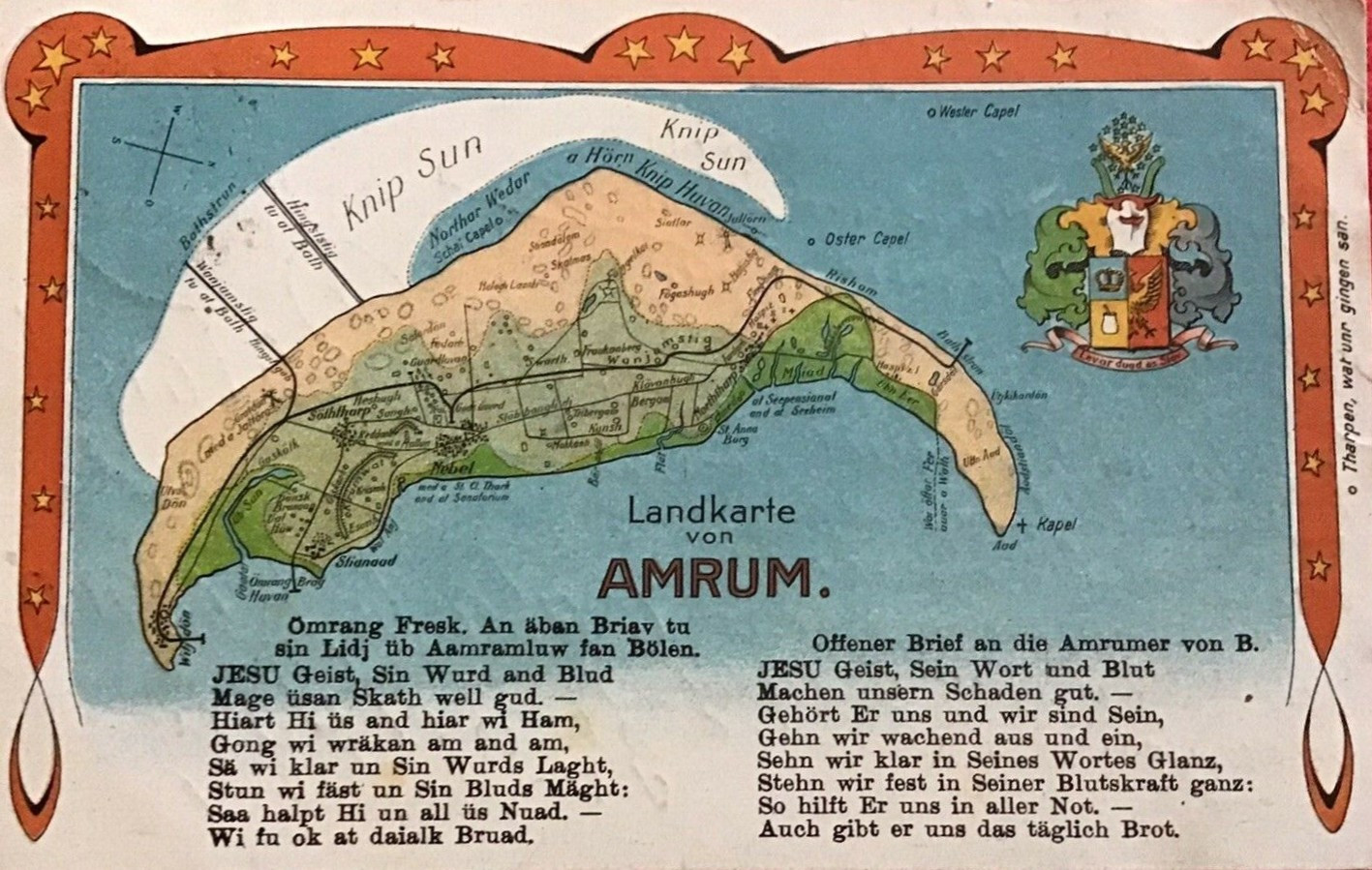 Amrum, Karte