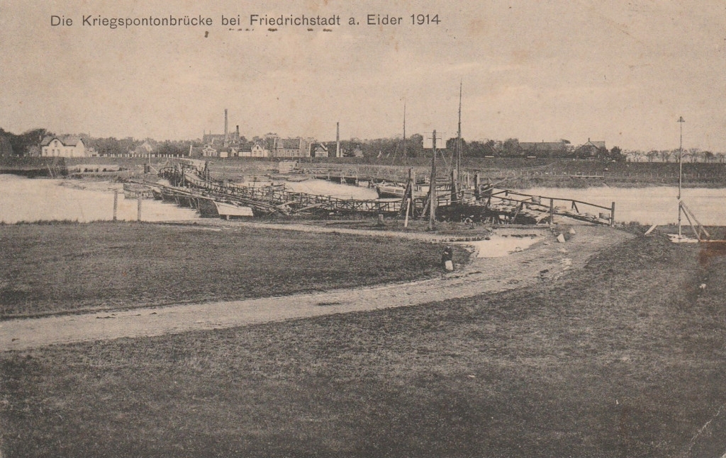 Friedrichstad Kriegspontonbrücke 1914