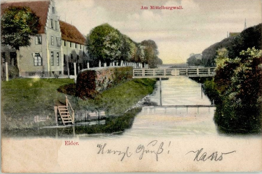 Friedrichstadt, Am Mittelburwall 1906