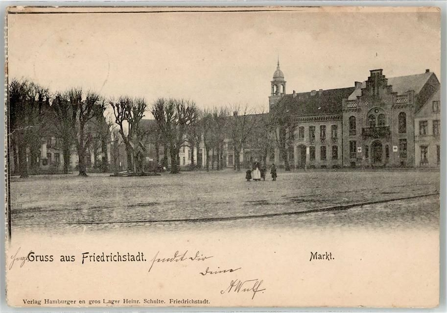 Friedrichstadt, Markt 1902