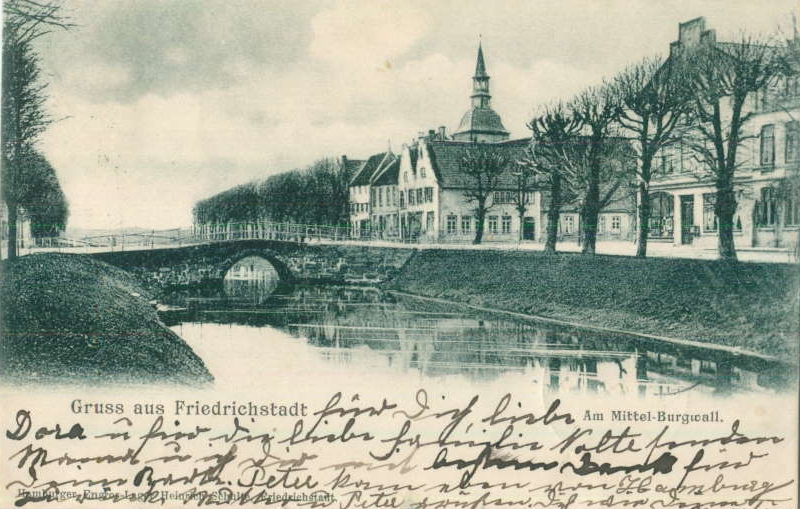 Friedrichstadt, Mittelburgwall 1904