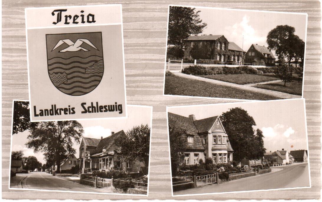 Treia mit Wappen