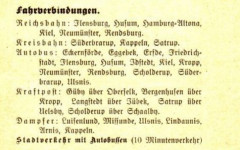Fahrverbindungen