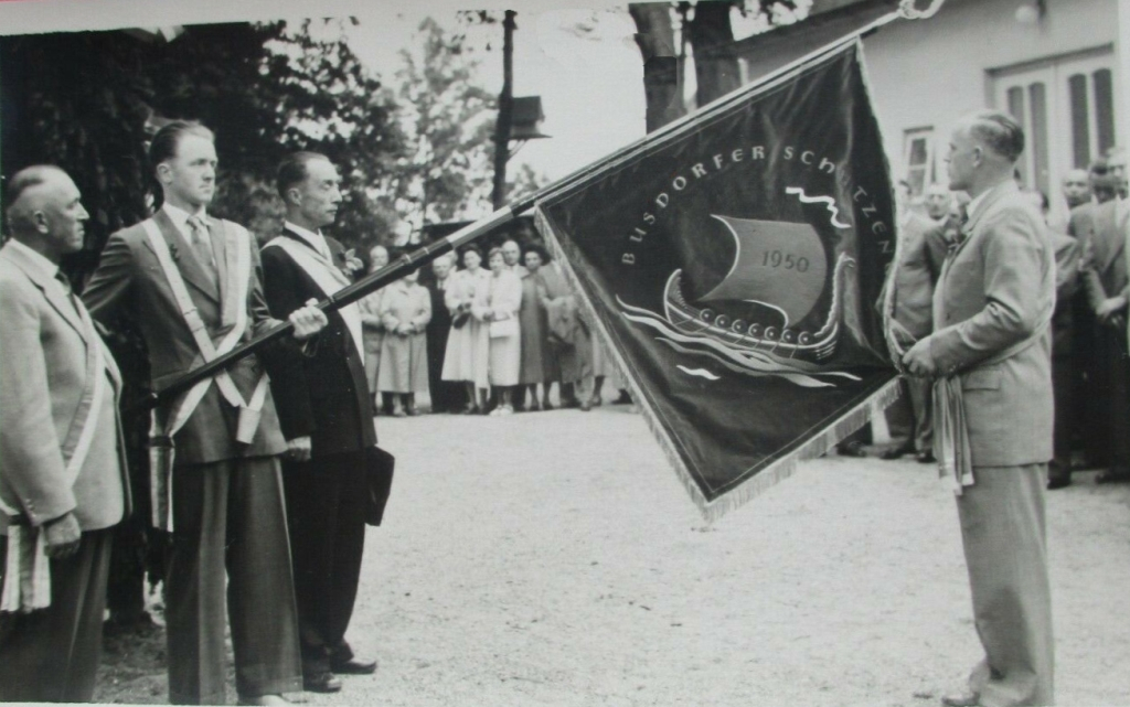 Busdorf, Fahnenweihe 1950