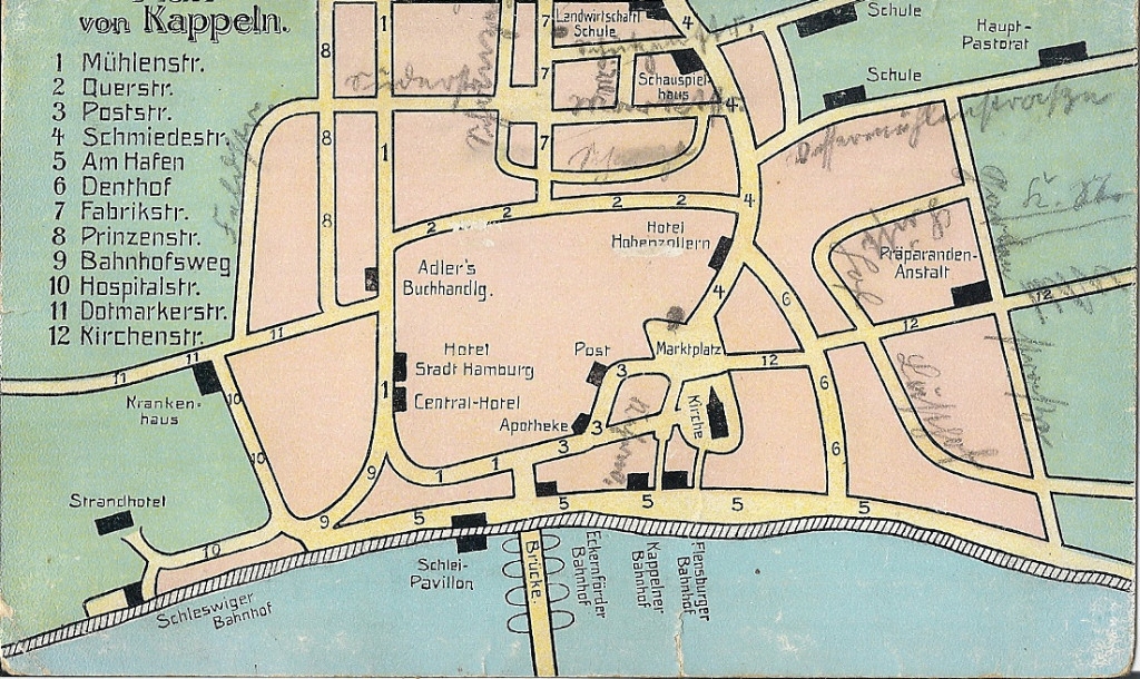 Kappeln Stadtplan