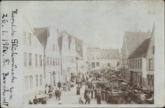 Pferdemarkt, Gallberg, Marktszene 1900