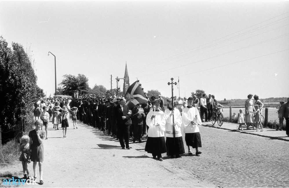 Prozession, Schleistrasse 1957