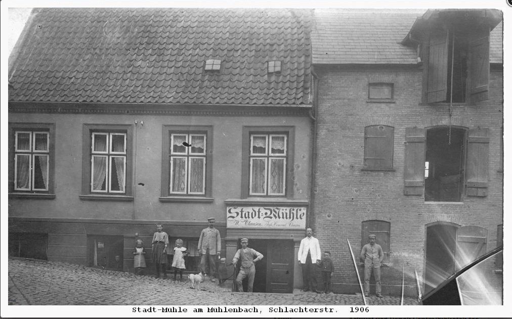 Stadt-Mühle am Mühlenbach, Schlachterstraße 1906