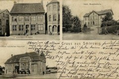 Schleswig1906, Altertumsmuseum, Krankenhaus, Kreisbahnhof