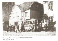 Rathausmarkt Pferdebahn