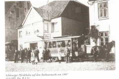 Rathausmarkt Pferdebahn