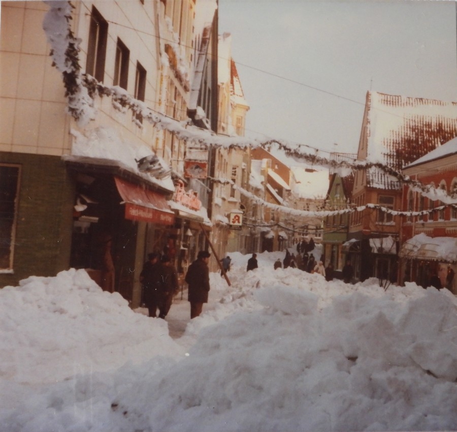 Schneekathstrophe Stadtweg und Kornmarkt