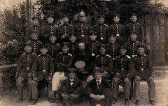 Soldaten im Freien 1915
