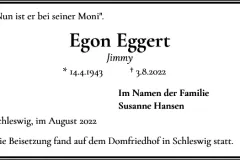 Traueranzeige Egon Eggert