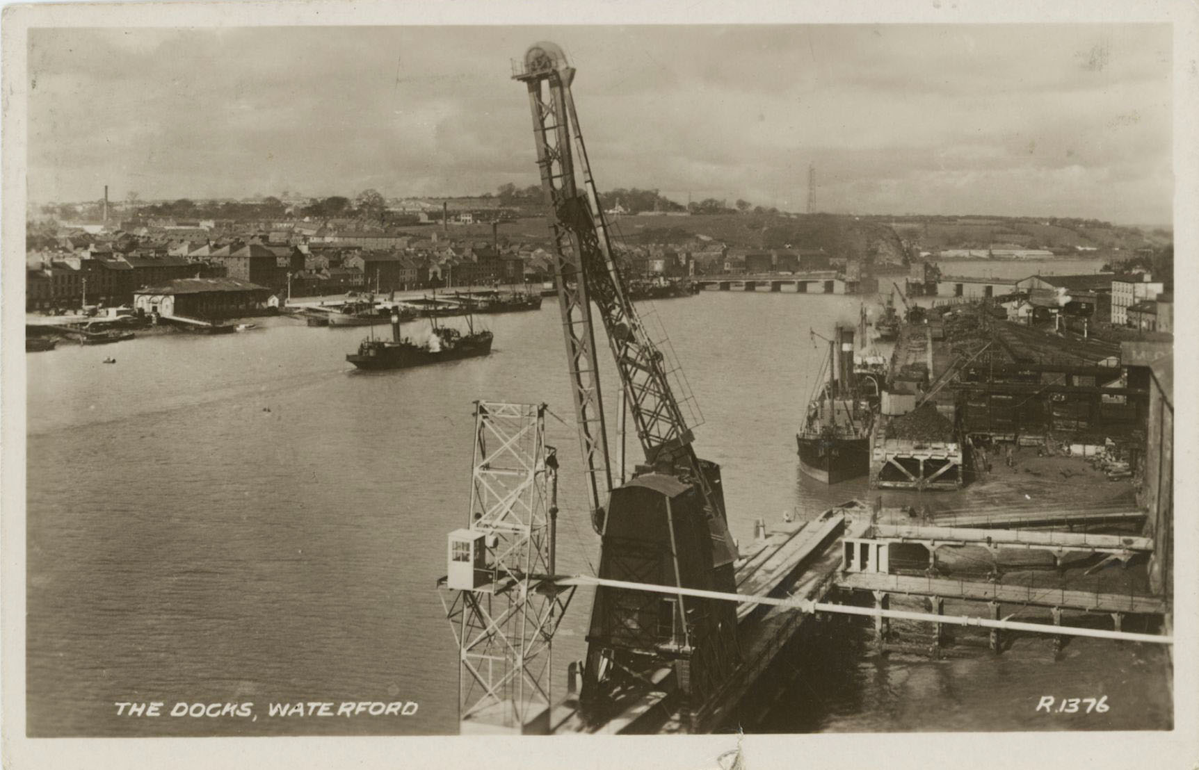 The docks in Waterford City, a historic trading hub.