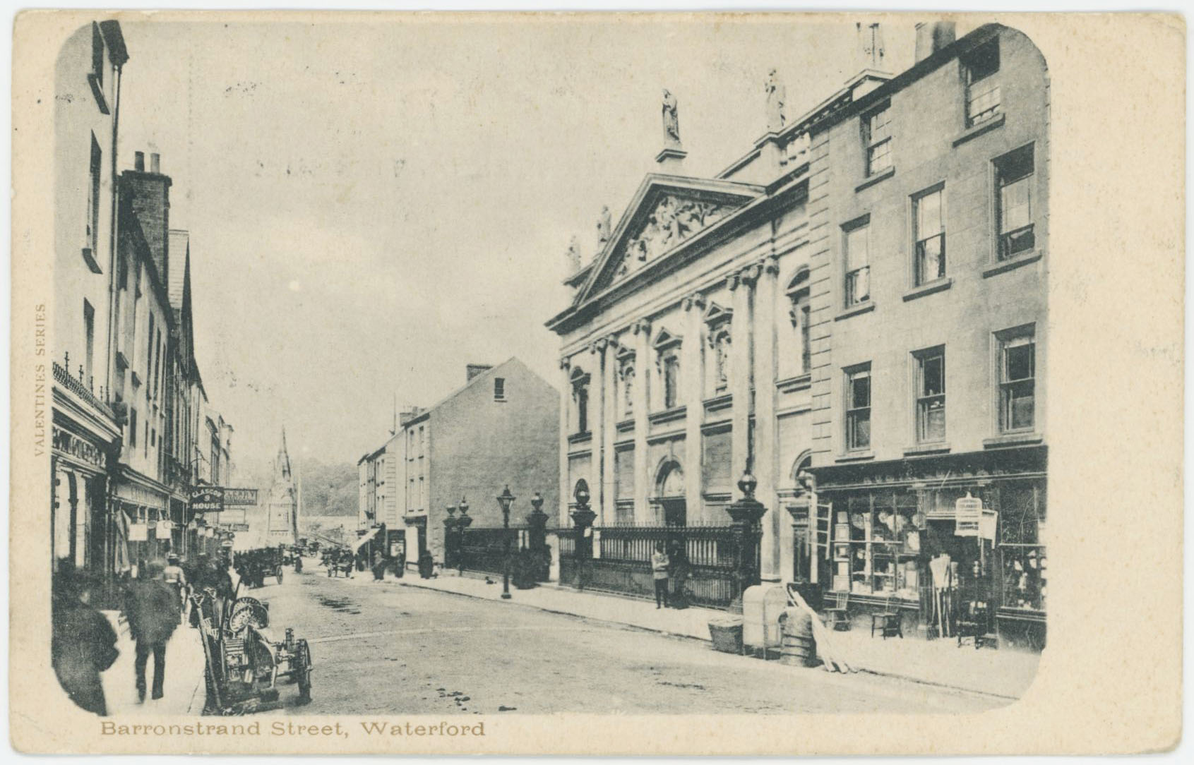 Historic view of Baronstrand Street, Waterford City.