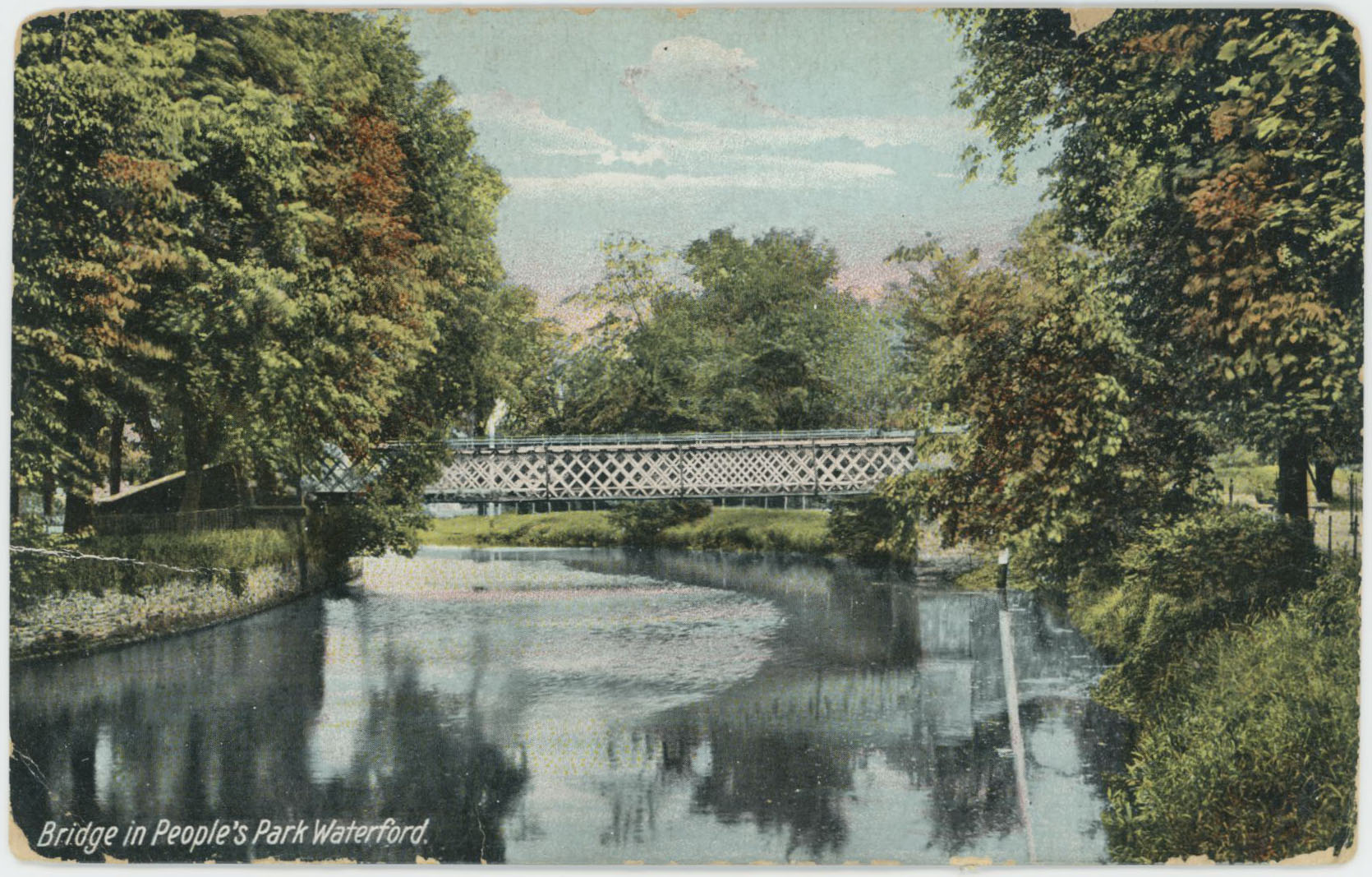 Bridge in People's Park, Waterford City.