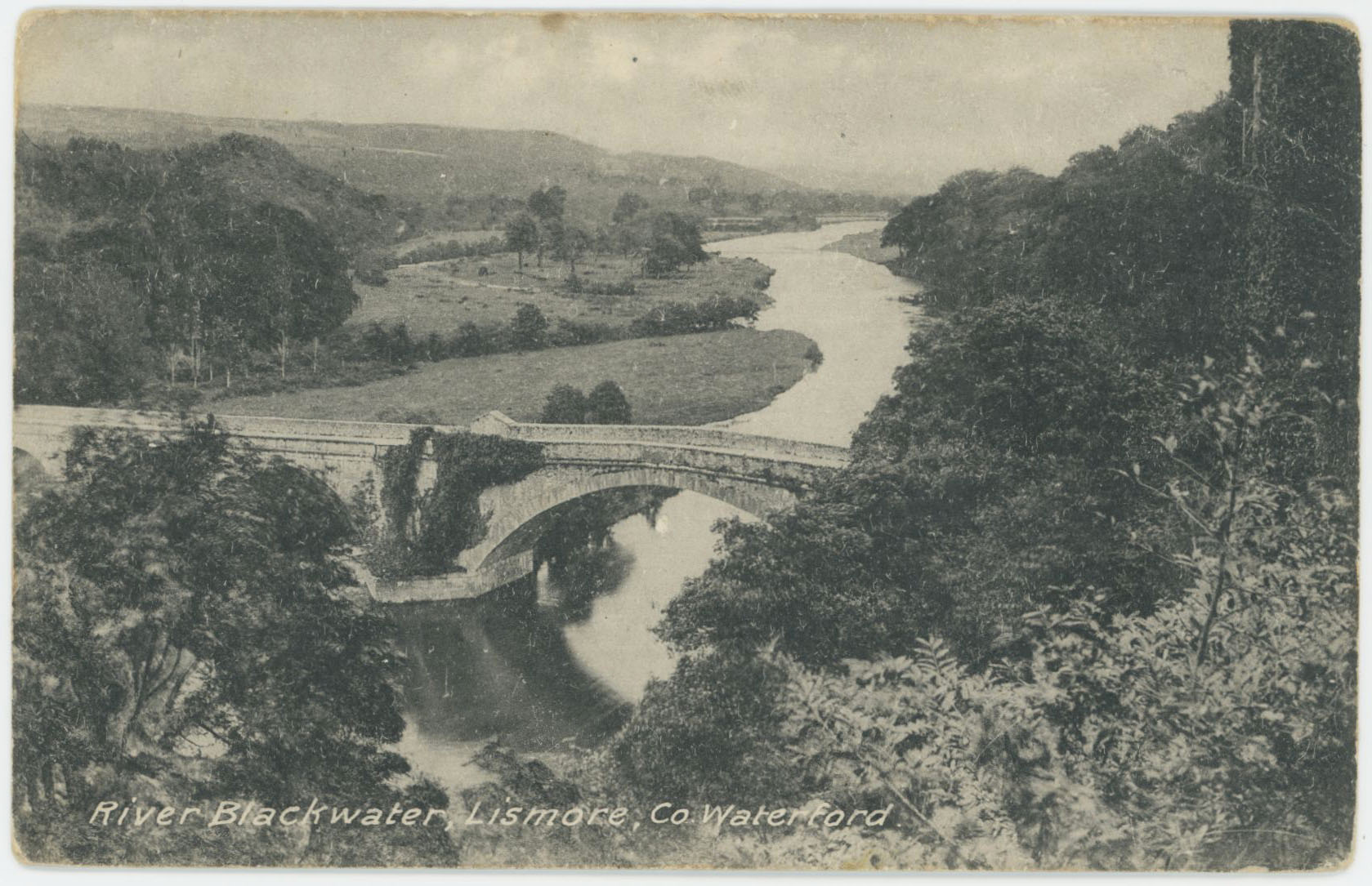 River Blackwater flowing through Lismore, Co. Waterford.