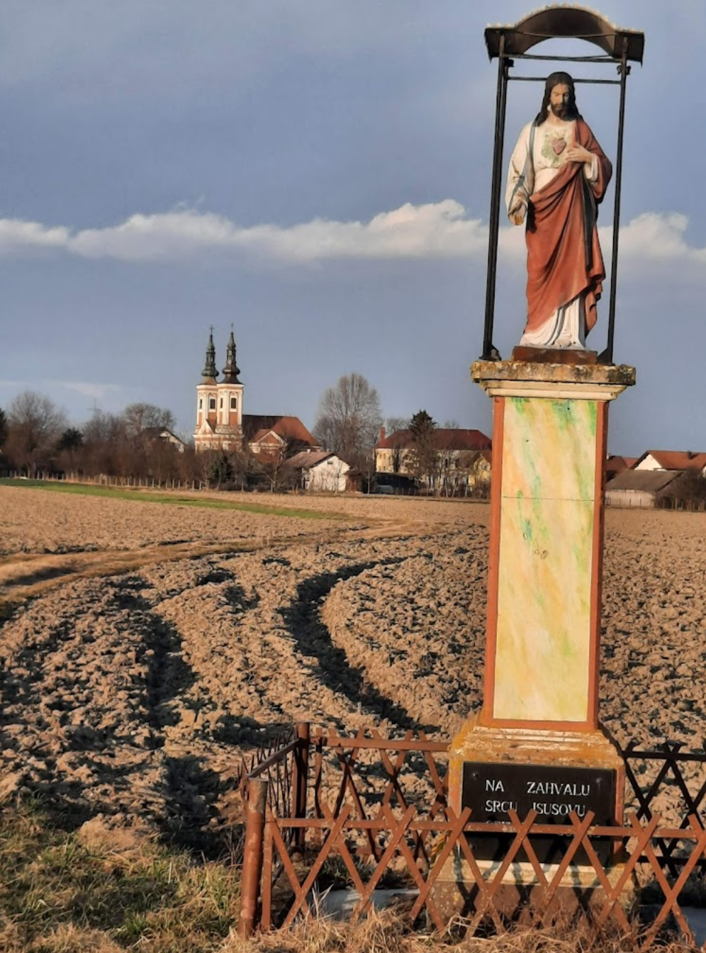 Draškovec - Ligetvár - Kip Presvetog Srca Isusova - Jézus Szent Szíve-szobor
