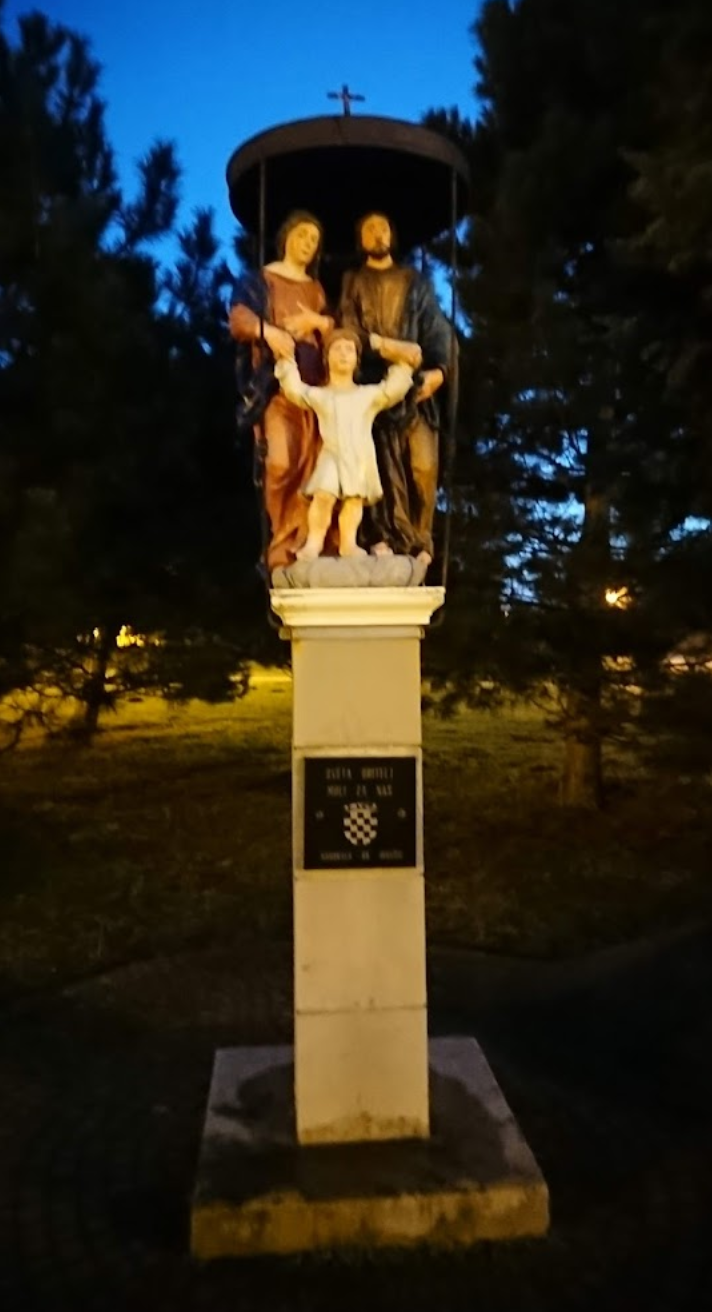 Goričan - Muracsány - Kip Svete obitelji - Szent Család-szobor