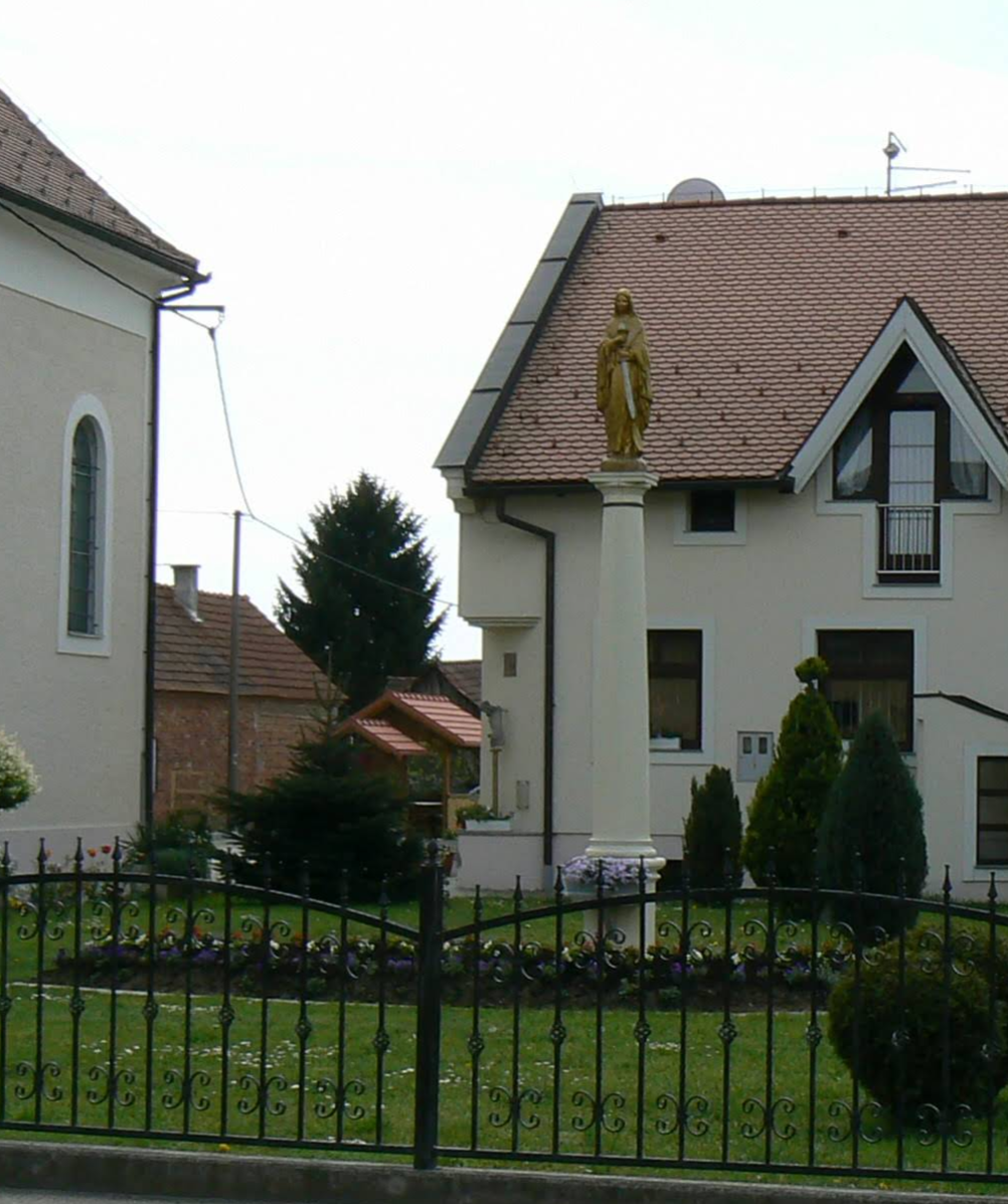 Mursko Središće - Muraszerdahely - Pil sv. Barbare - Szent Borbála-oszlop