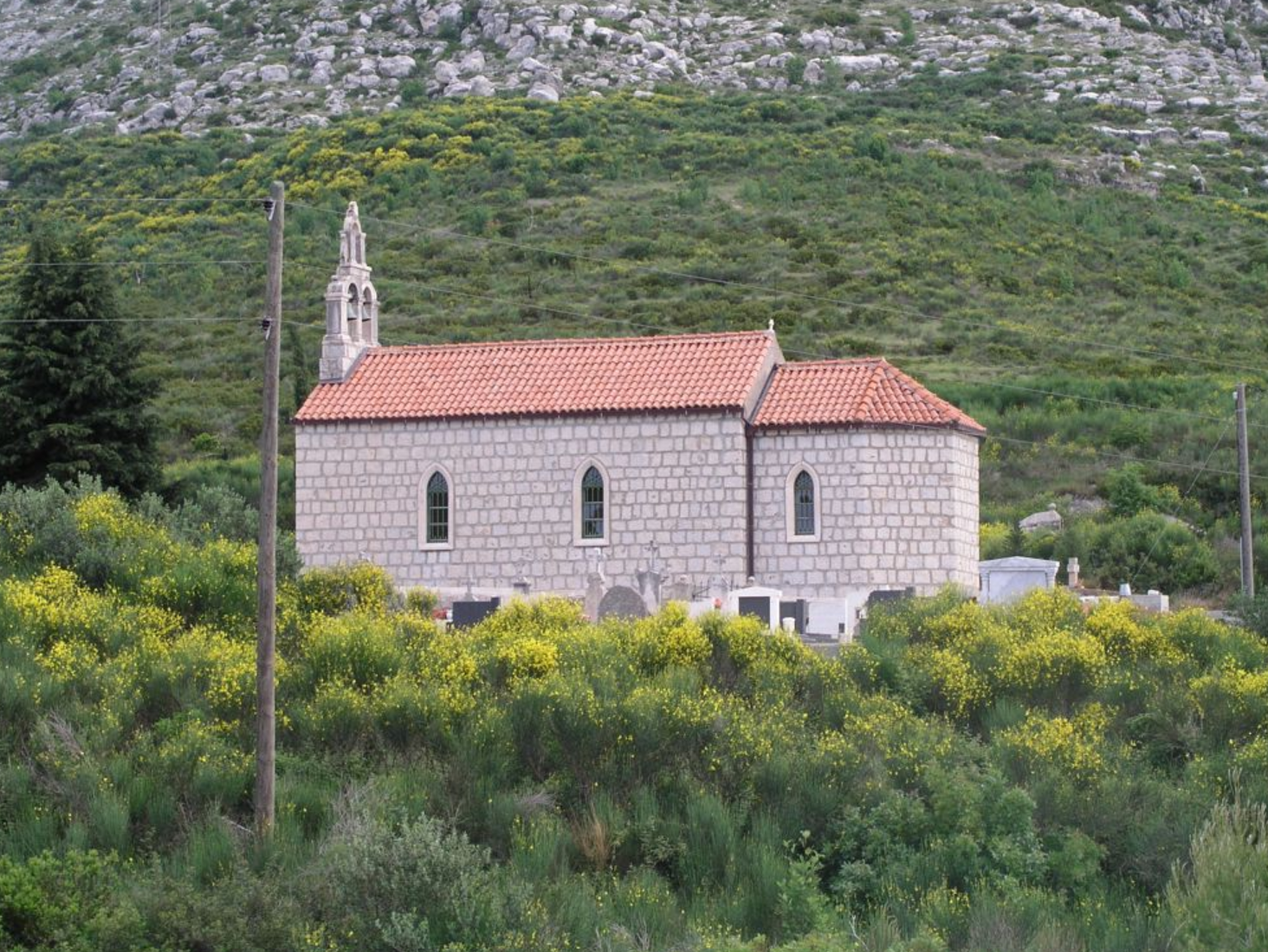 Dubrovnik - Crkva Gospa od zdravlja - Egészségadó Boldogasszony-templom a temetőben