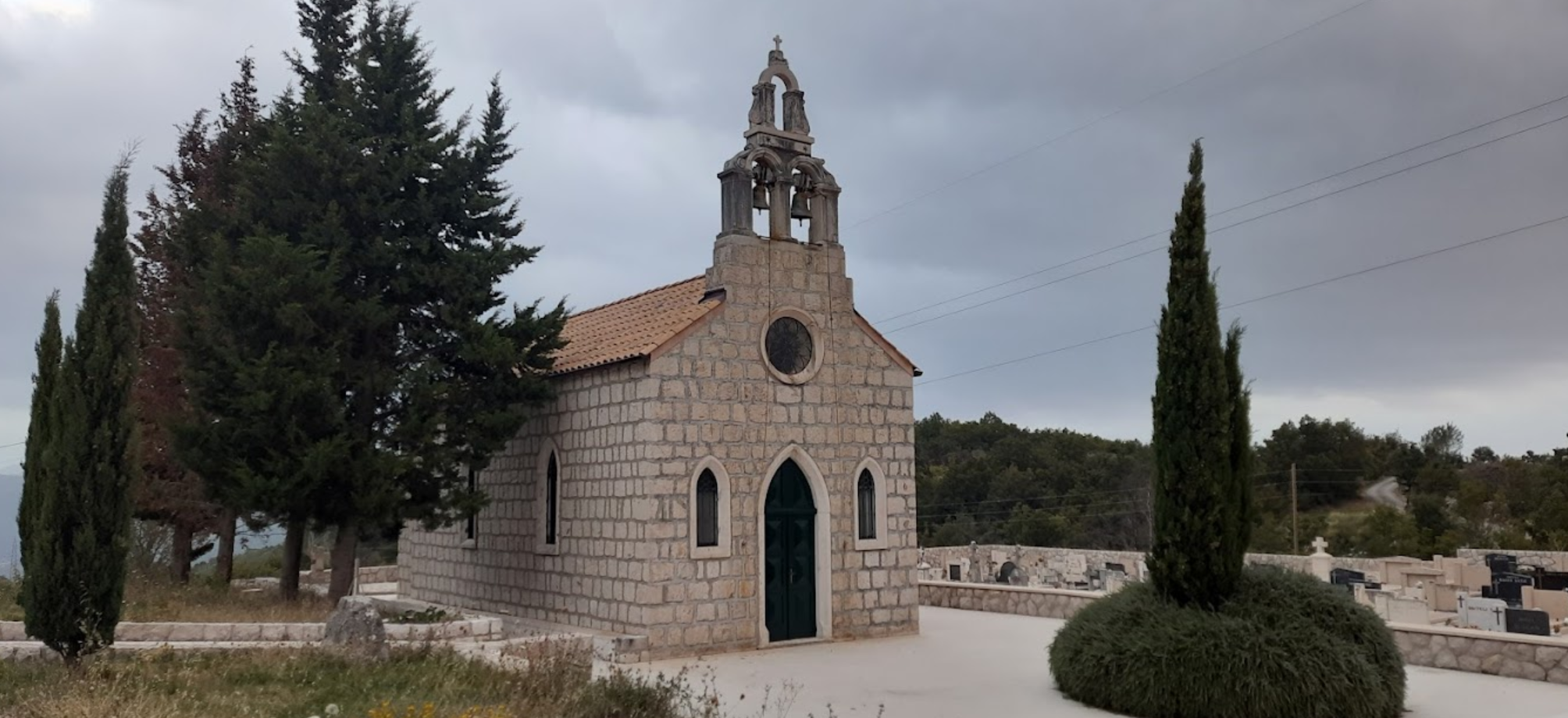 Dubrovnik - Crkva Gospa od zdravlja - Egészségadó Boldogasszony-templom a temetőben