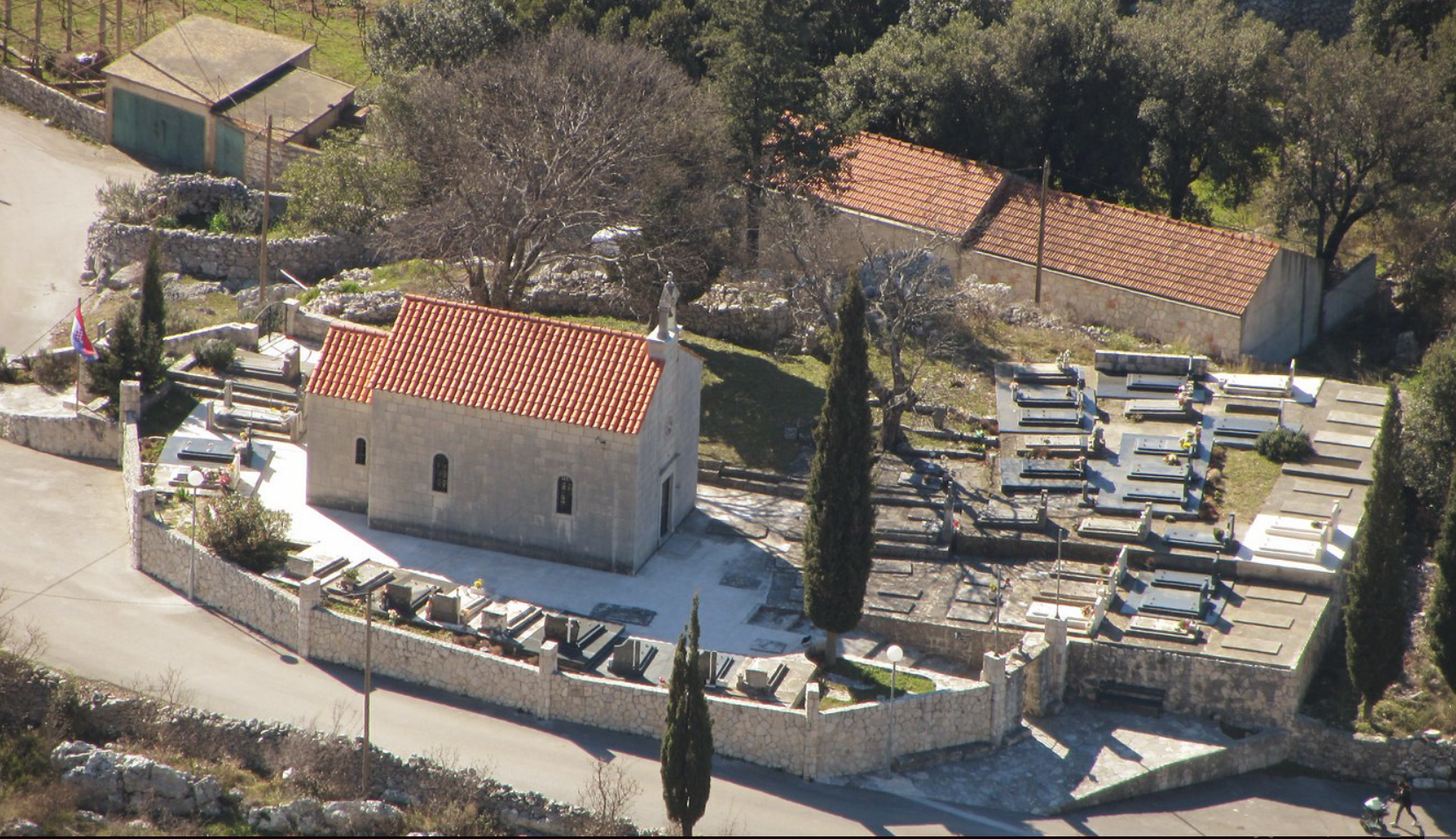 Dubrovnik - Crkve Sv. Šimuna i Jude Tadeja u Mrčevu -Szent Simon és Júdás Tádé apostolok-templom a temetőben