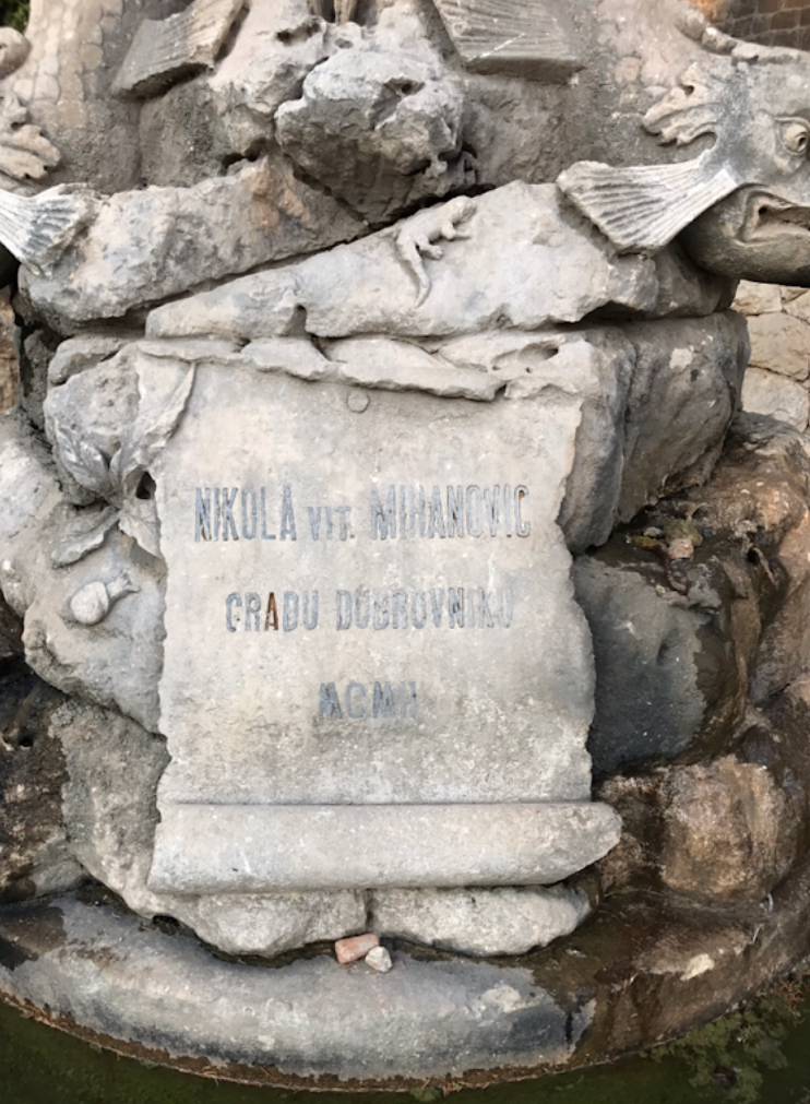 Dubrovnik - Fontana Nikola Mihanovića - Nikola Mihanović-szökőkút
