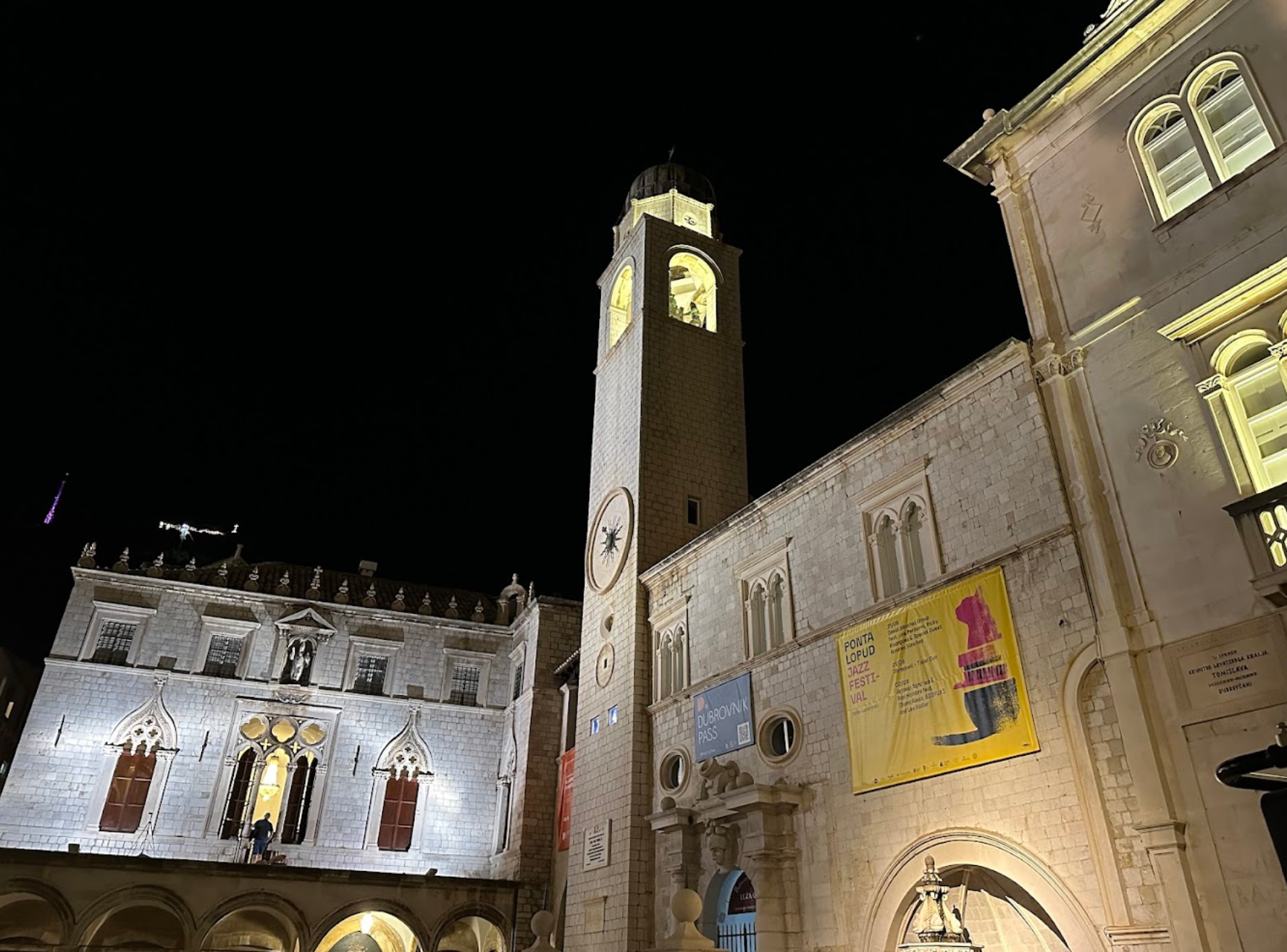 Dubrovnik - Gradski zvonik - Városi óra-/harangtorony
