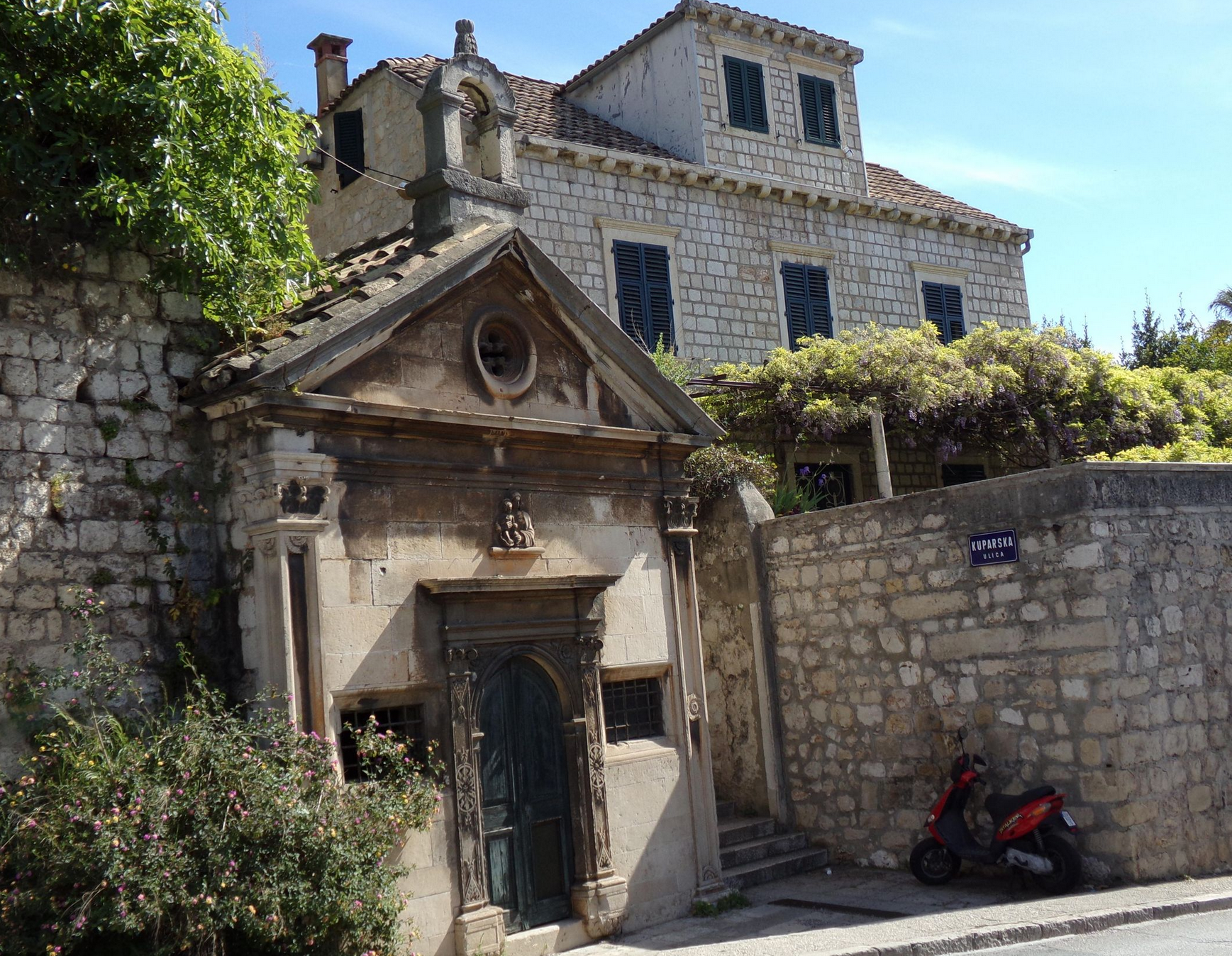 Dubrovnik - Crkvica/Kapela svete Elizabete/Pohođenja BDM - Szent Erzsébet-kápolna/Boldogságos Szűz Mária látogatása Erzsébetnél