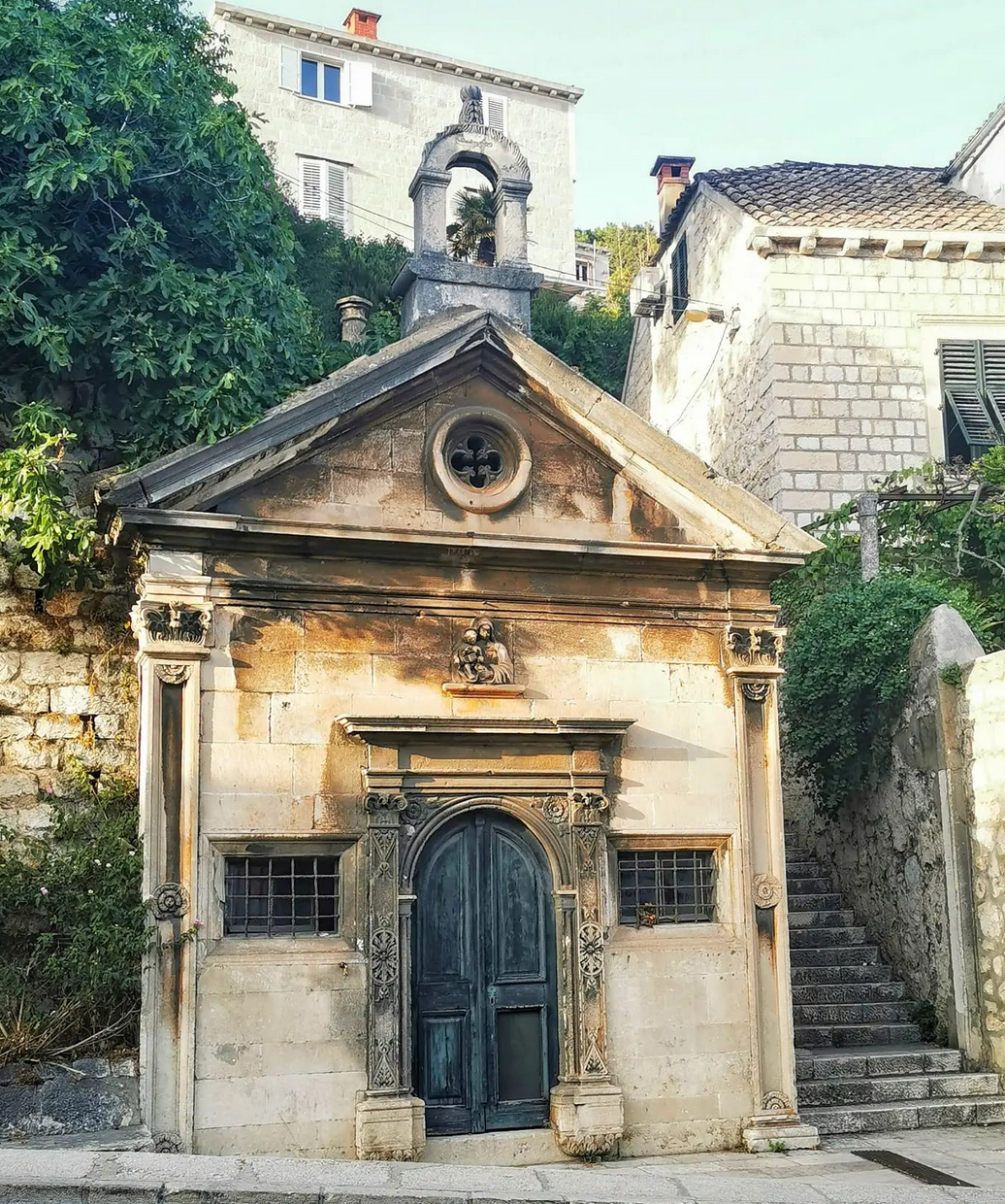 Dubrovnik - Crkvica/Kapela svete Elizabete/Pohođenja BDM - Szent Erzsébet-kápolna/Boldogságos Szűz Mária látogatása Erzsébetnél