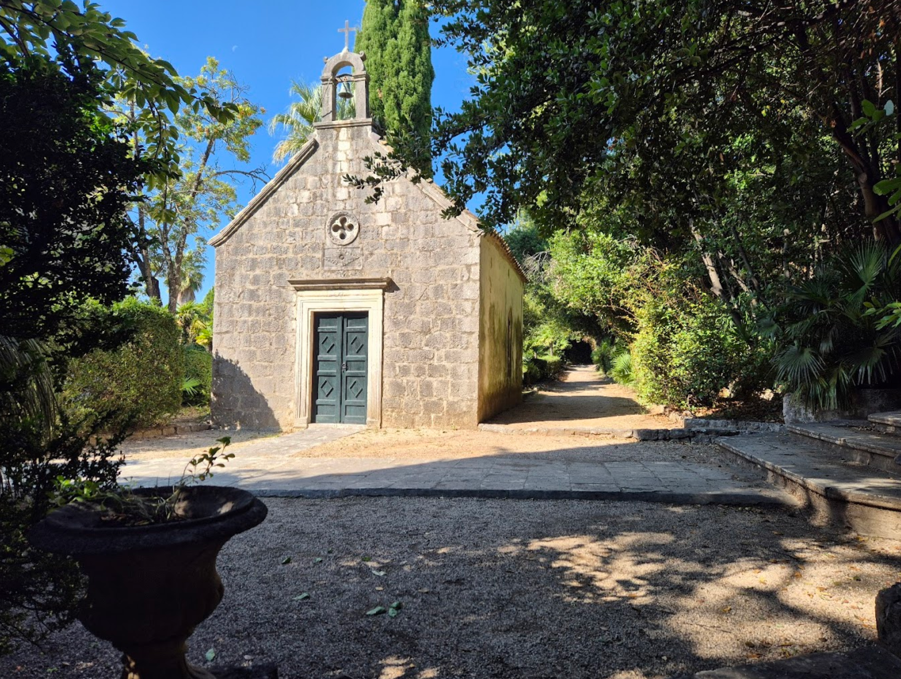 Dubrovnik - Kapela sv. Jeronim u Arboretumu, Trsteno - Szent Jeromos-kápolna