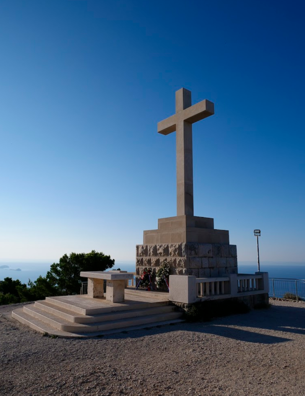 Dubrovnik - Križ on Srđu - kereszt az Srđ-hegyen