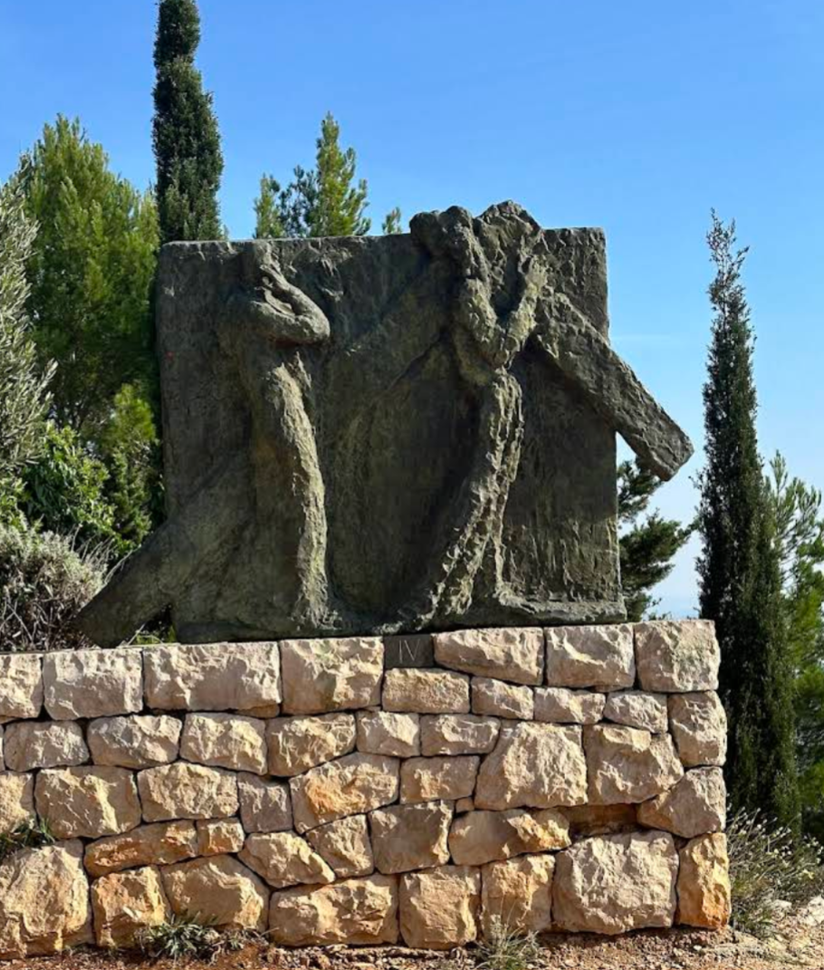 Dubrovnik - Planinarski križni put na strani brda Srđ - stációs keresztút, kálvária az Srđ-hegy oldalában