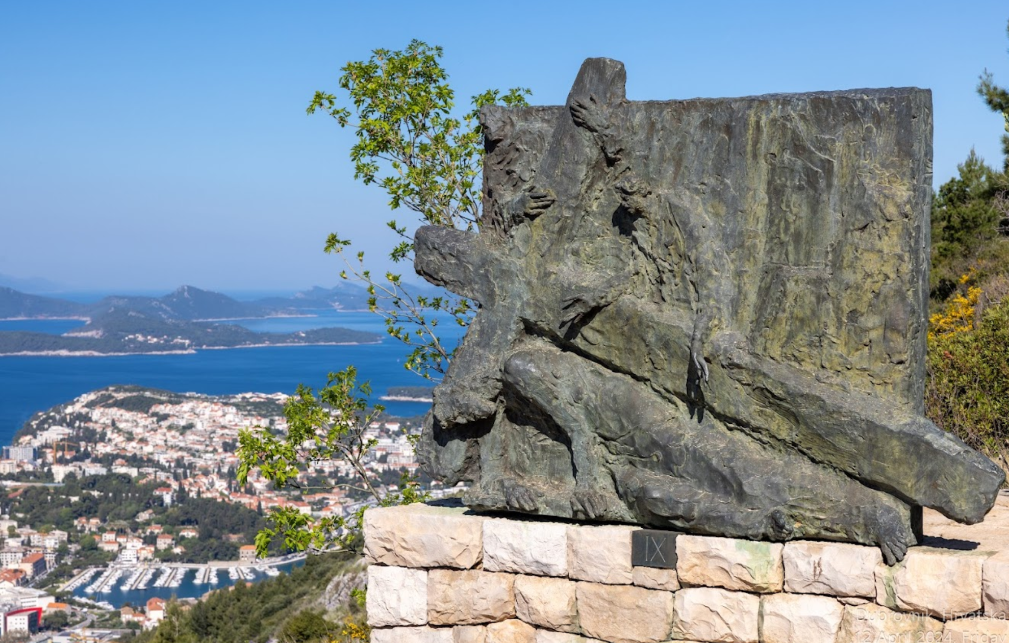 Dubrovnik - Planinarski križni put na strani brda Srđ - stációs keresztút, kálvária az Srđ-hegy oldalában
