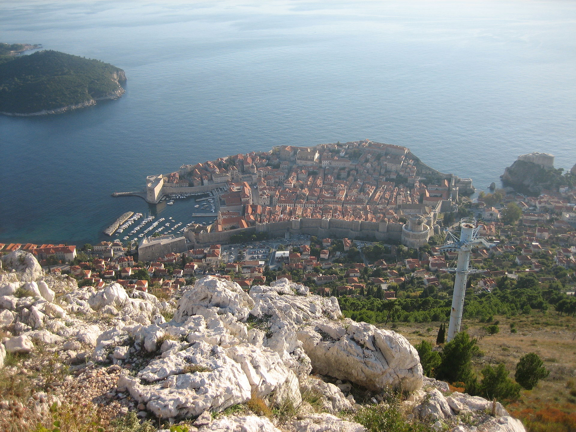 Dubrovnik - gradske zidine, tvrđava - városfalak, erőd