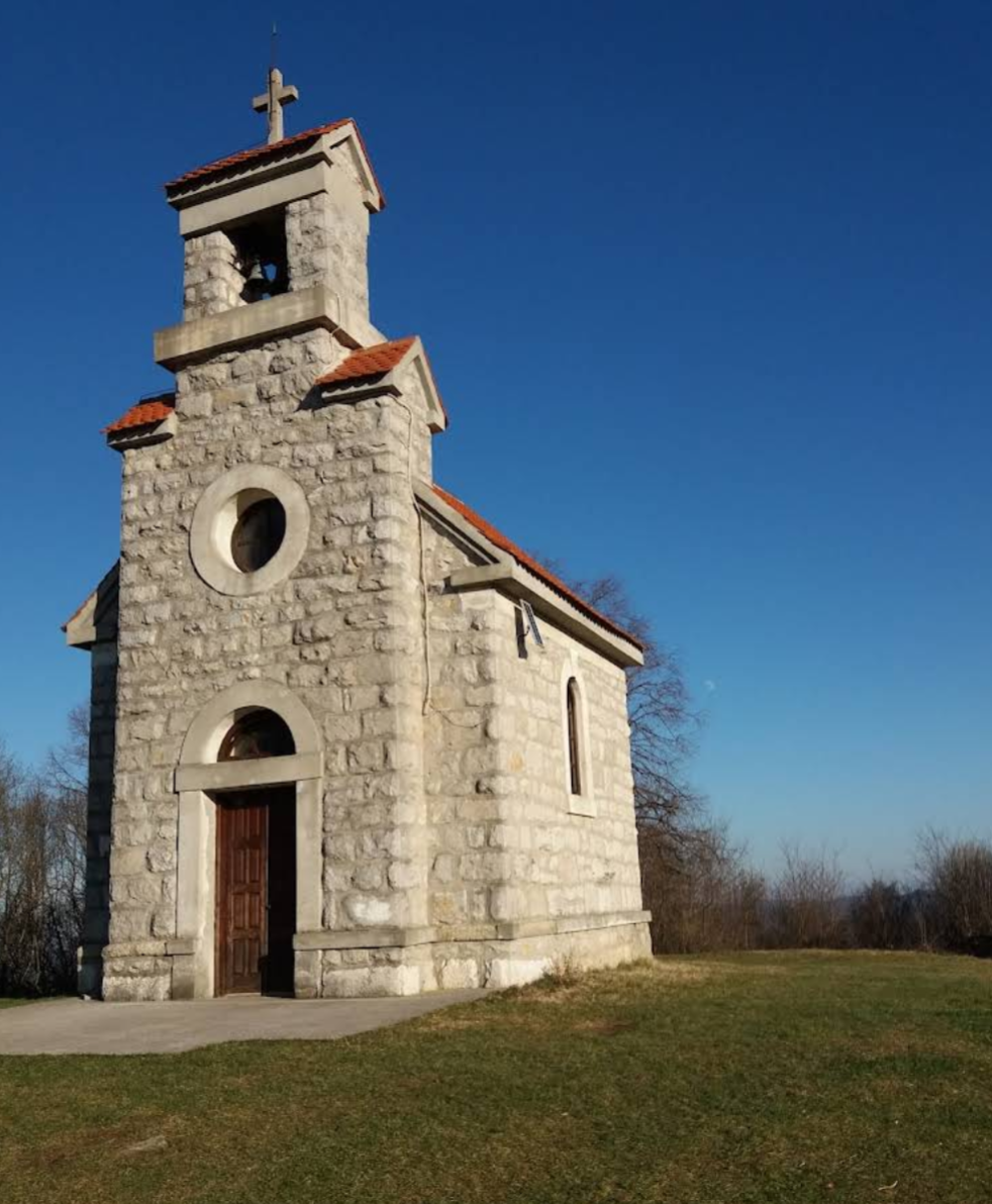 Gornji Velemerić - Kapela/Crkvica svetog Martina na vrhu Martinšćaka - Szent Márton-kápolna a Martinšćak-hegyen (345 m)