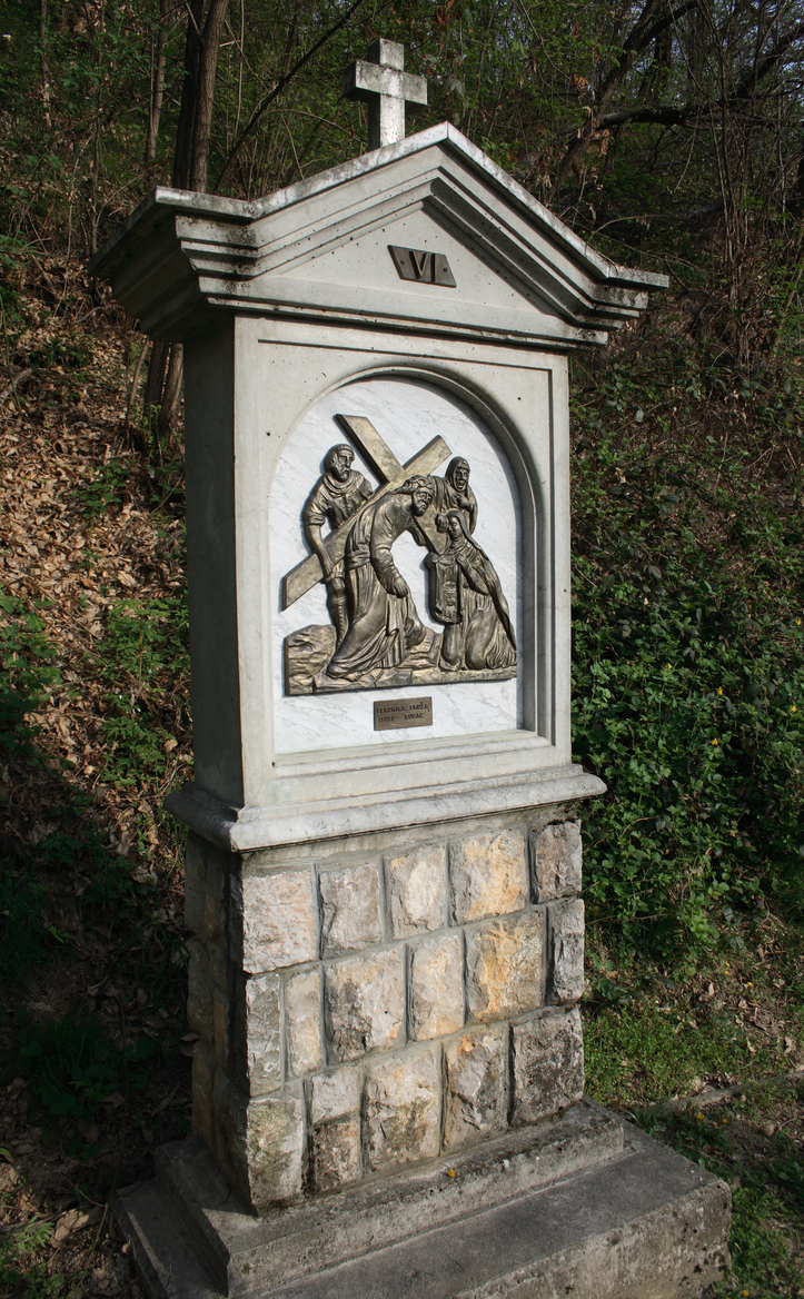 Karlovačka - Károlyváros - Križni put kod crkve Gospe Snježne, Dubovac - stációs keresztút a Havas Boldogasszony templomnál, Dubovacban