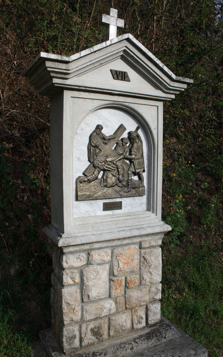 Karlovačka - Károlyváros - Križni put kod crkve Gospe Snježne, Dubovac - stációs keresztút a Havas Boldogasszony templomnál, Dubovacban