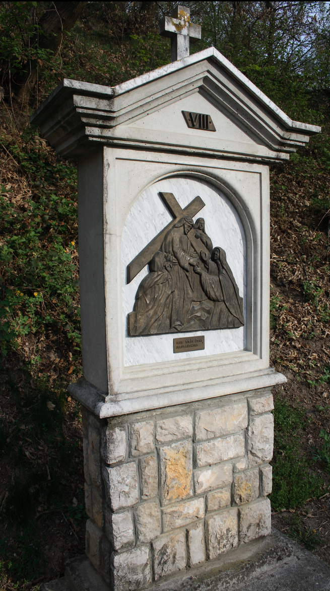 Karlovačka - Károlyváros - Križni put kod crkve Gospe Snježne, Dubovac - stációs keresztút a Havas Boldogasszony templomnál, Dubovacban