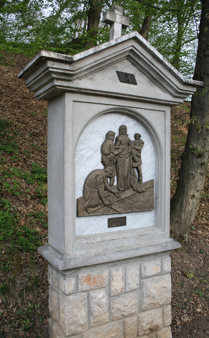Karlovačka - Károlyváros - Križni put kod crkve Gospe Snježne, Dubovac - stációs keresztút a Havas Boldogasszony templomnál, Dubovacban