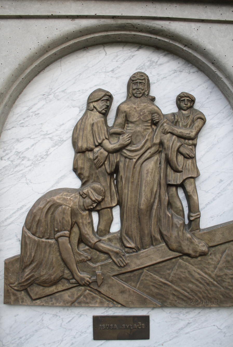Karlovačka - Károlyváros - Križni put kod crkve Gospe Snježne, Dubovac - stációs keresztút a Havas Boldogasszony templomnál, Dubovacban
